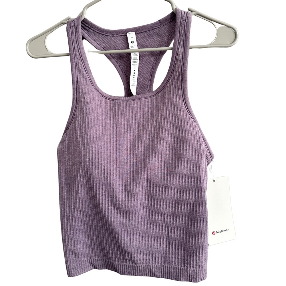 Lululemon Ebb to Street Cropped Racerback Tank Top
